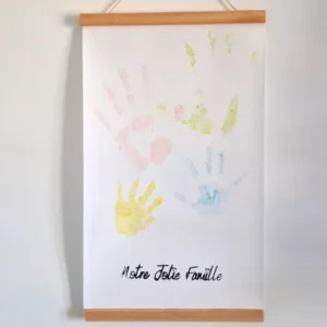 Notre Jolie Famille - Toile à Empreintes