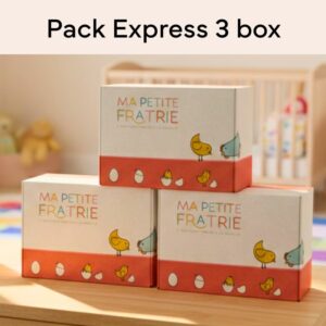 Pack 3 box pour futur grand frère ou future grande soeur