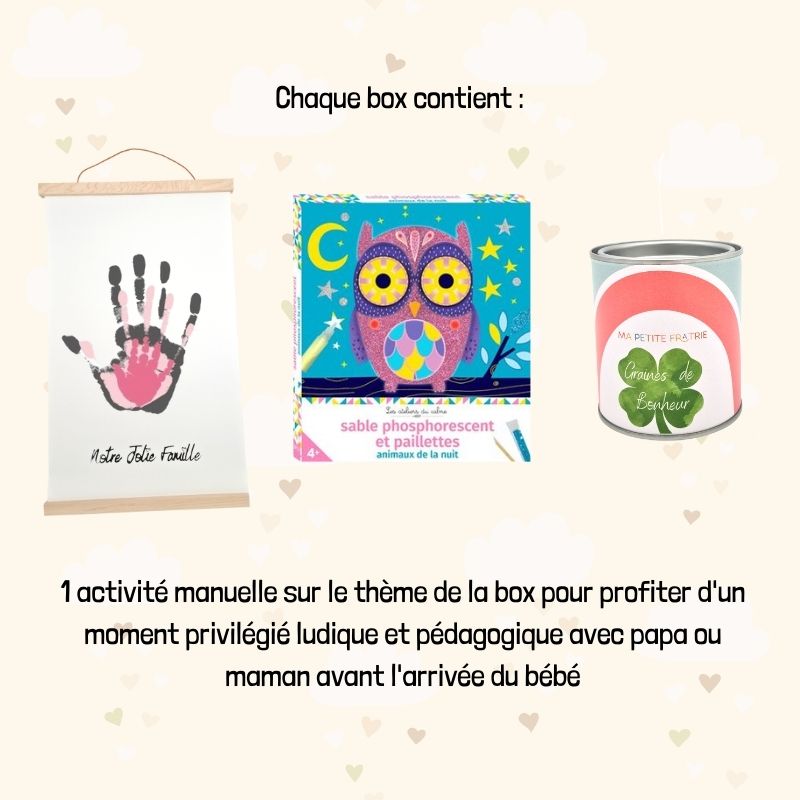 Activités dans les box grand frère ou grande soeur