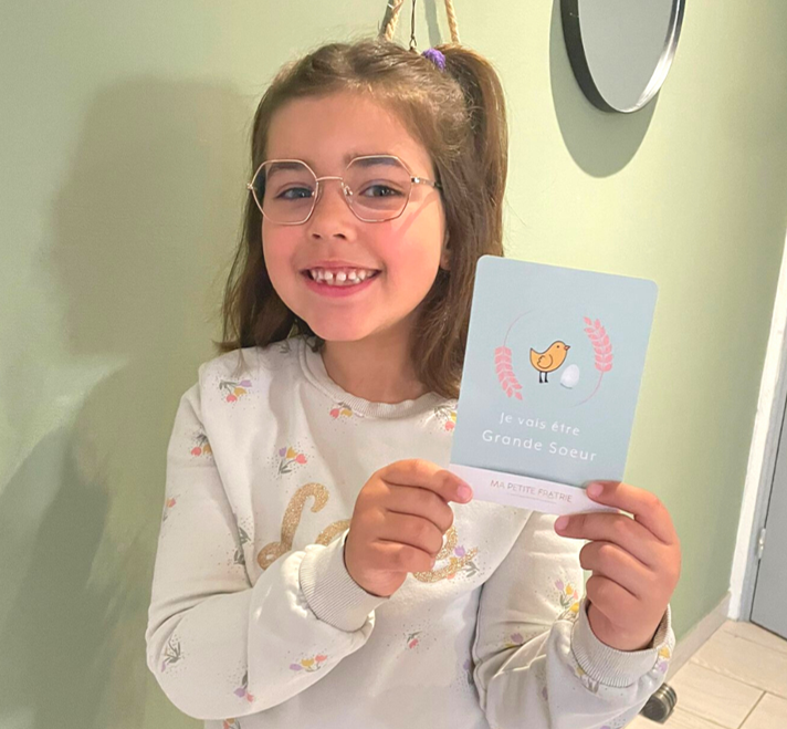 Carte pour future grande soeur