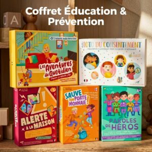 Le Coffret Éducation & Prévention – 5 jeux pour aider vos enfants à grandir en confiance